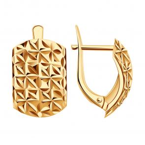 Золотые серьги МАГНАТ МА 011825 фото